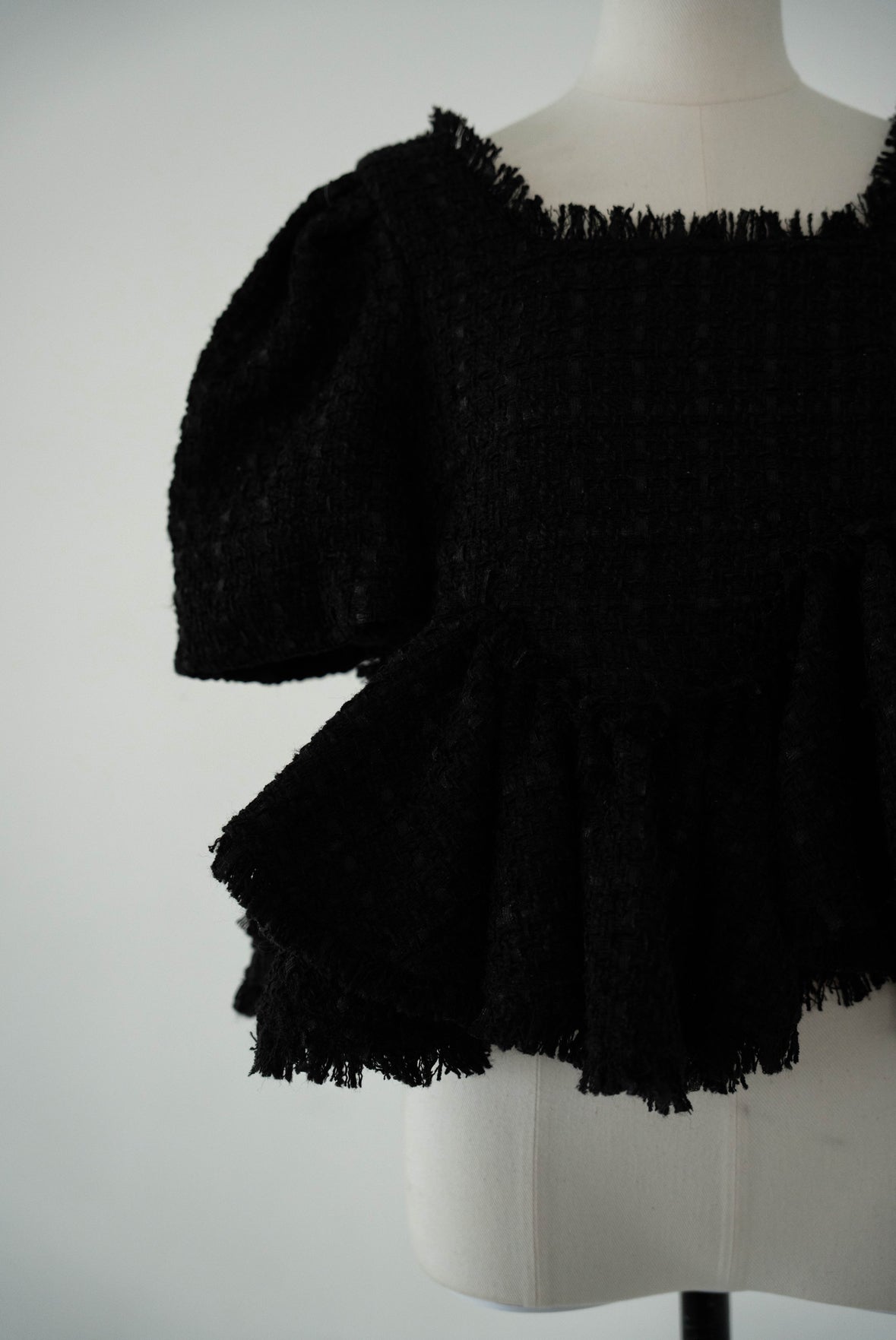 tweed peplum tops – Acka online store