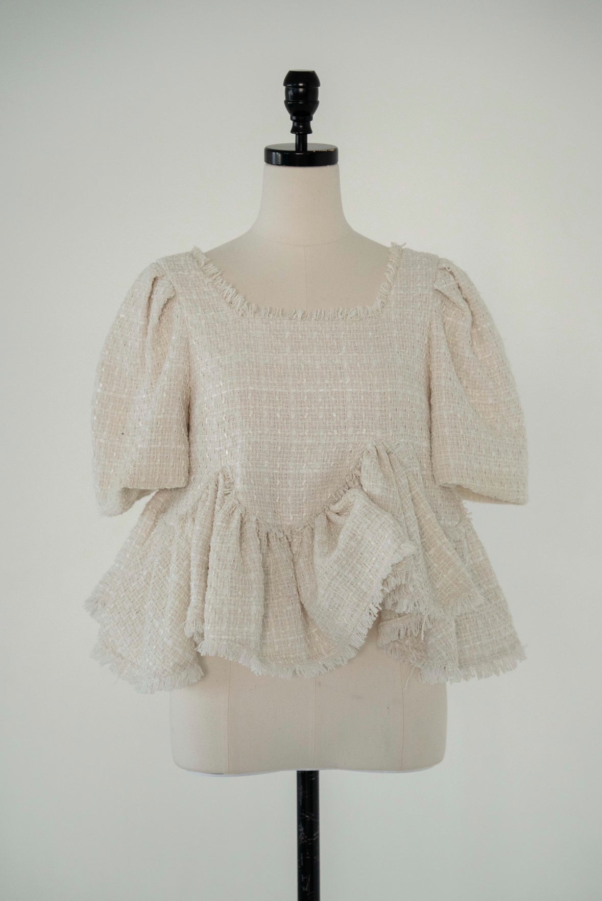 tweed peplum tops – Acka online store