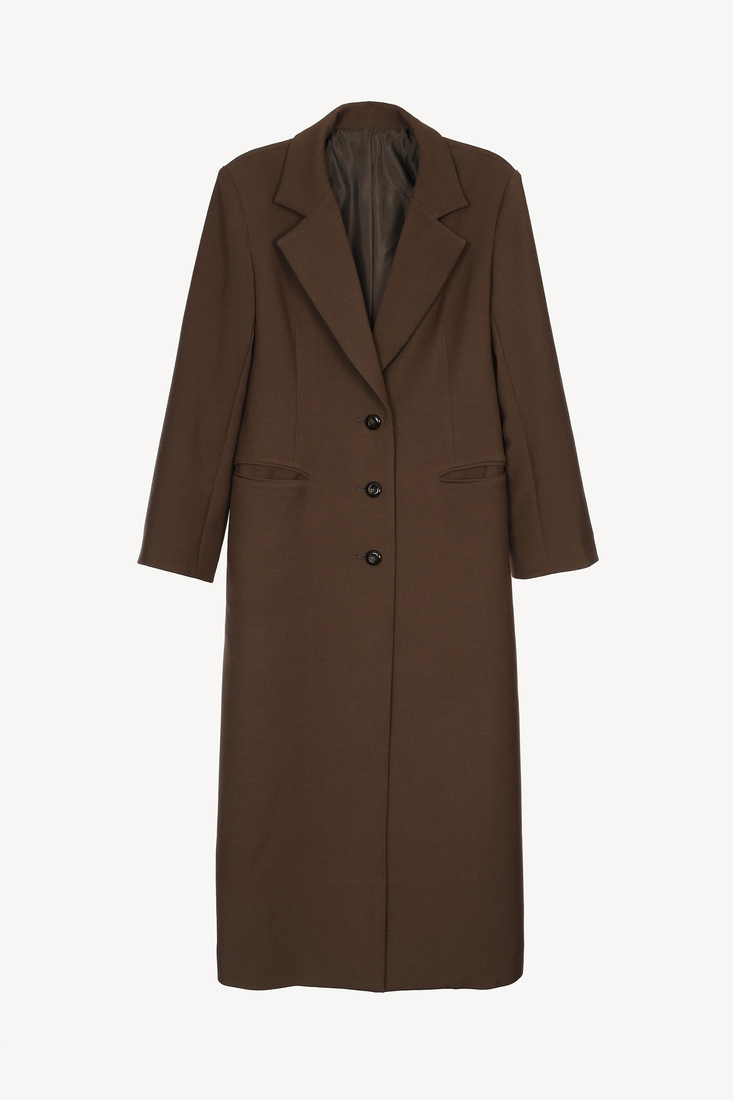 tailored long coat