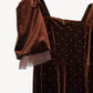 bijou dot velours dress