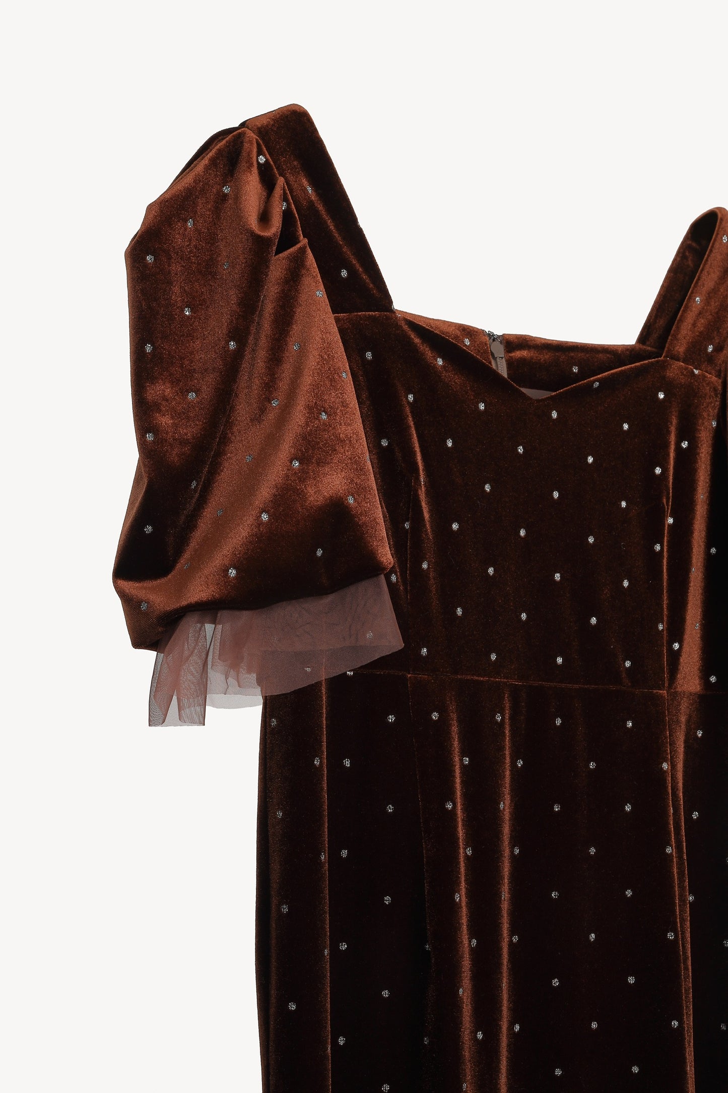 bijou dot velours dress