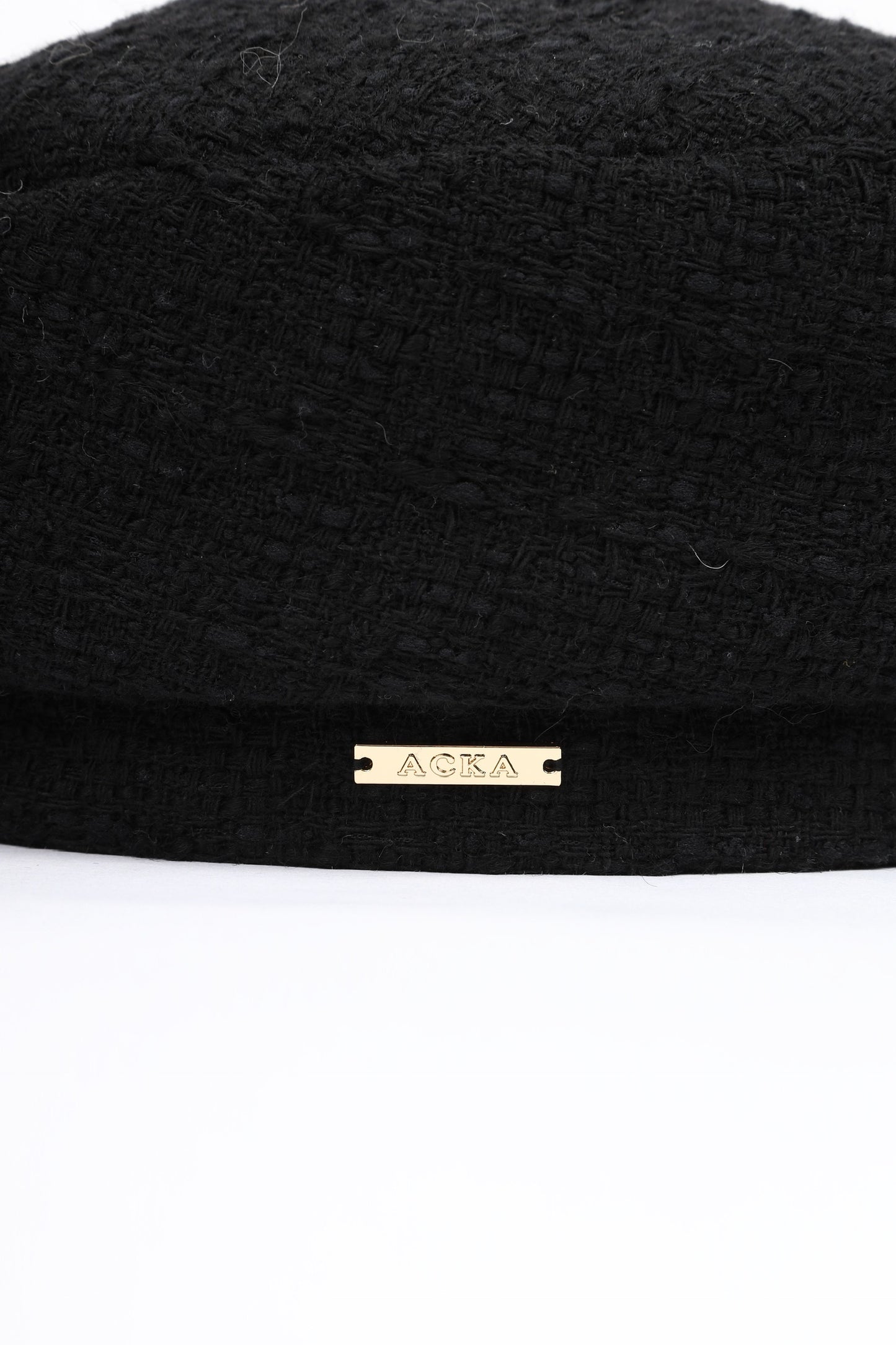 CA4LA×Acka. velour ribbon beret