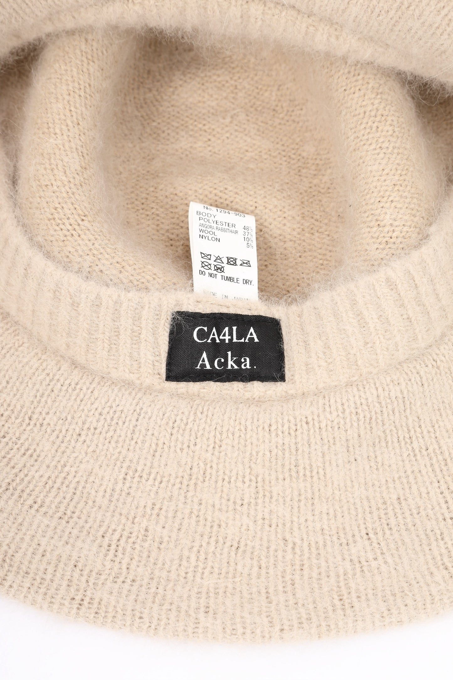 CA4LA×Acka.  mohair hat