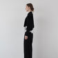 lace hem collar knit