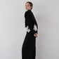 lace hem collar knit