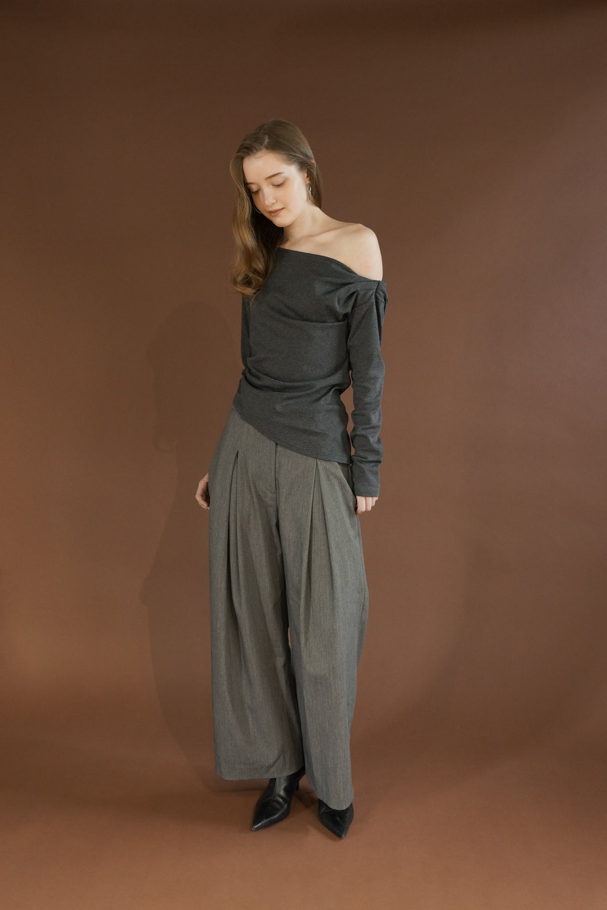 drape neck tops