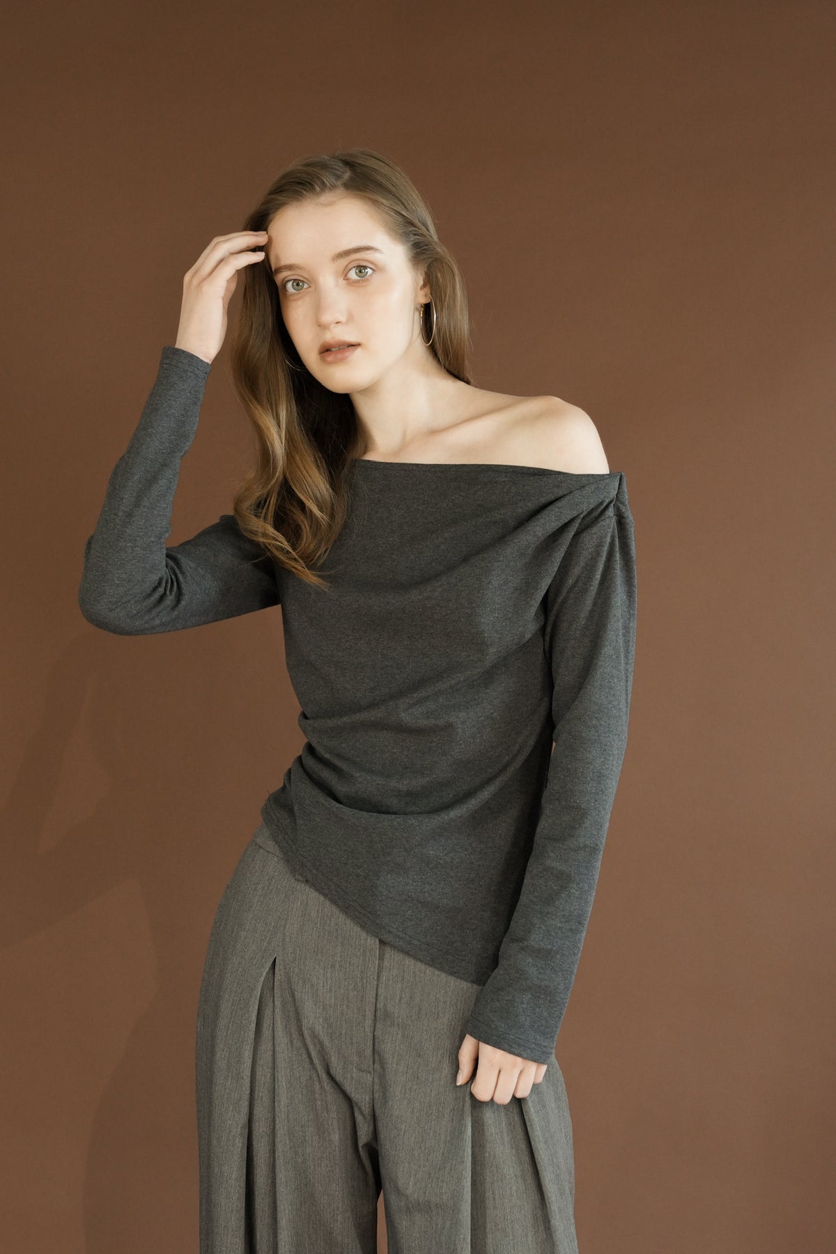 drape neck tops