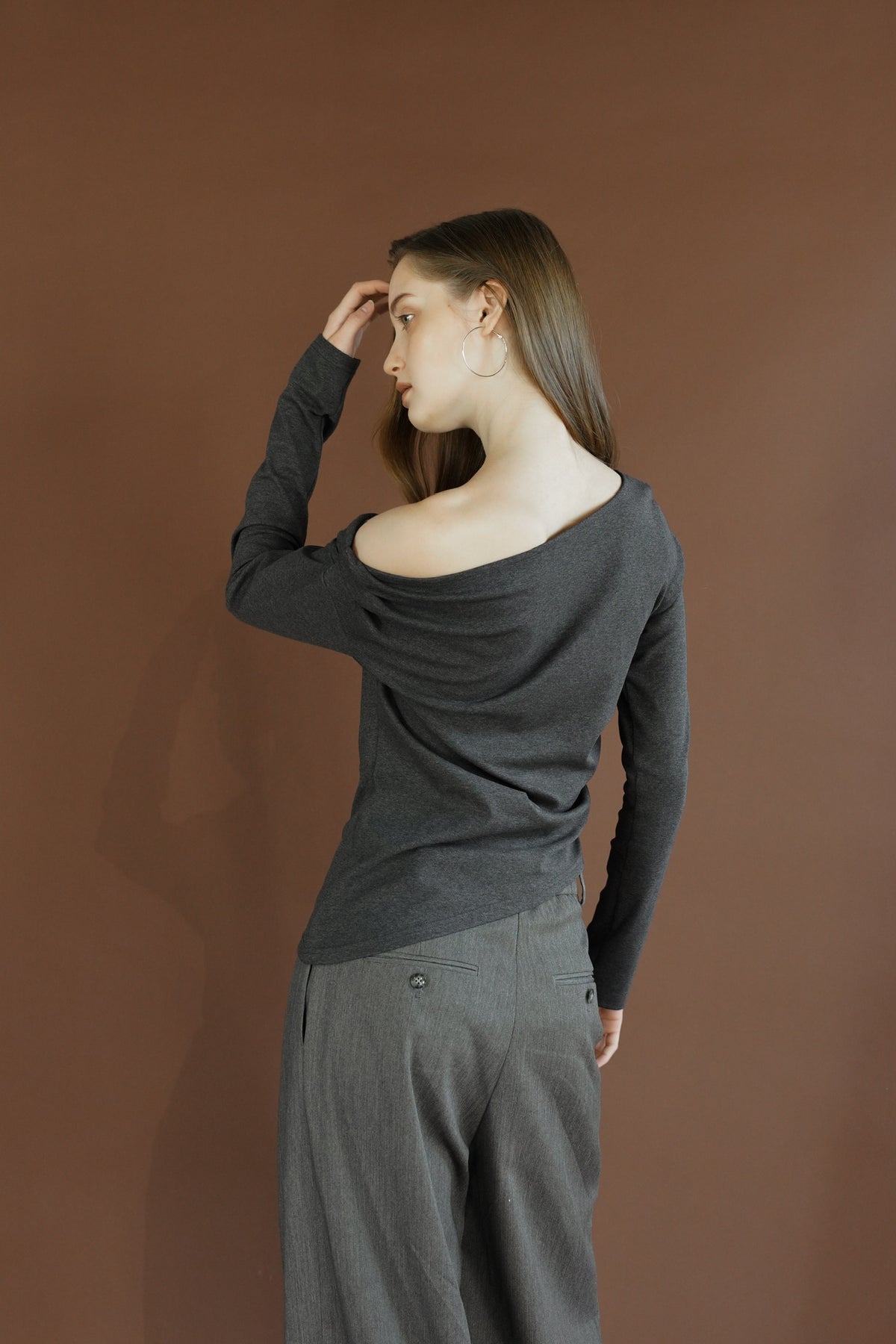 drape neck tops