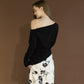 drape neck tops