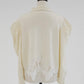 lace hem collar knit