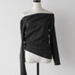 drape neck tops