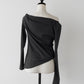 drape neck tops