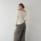 drape neck tops