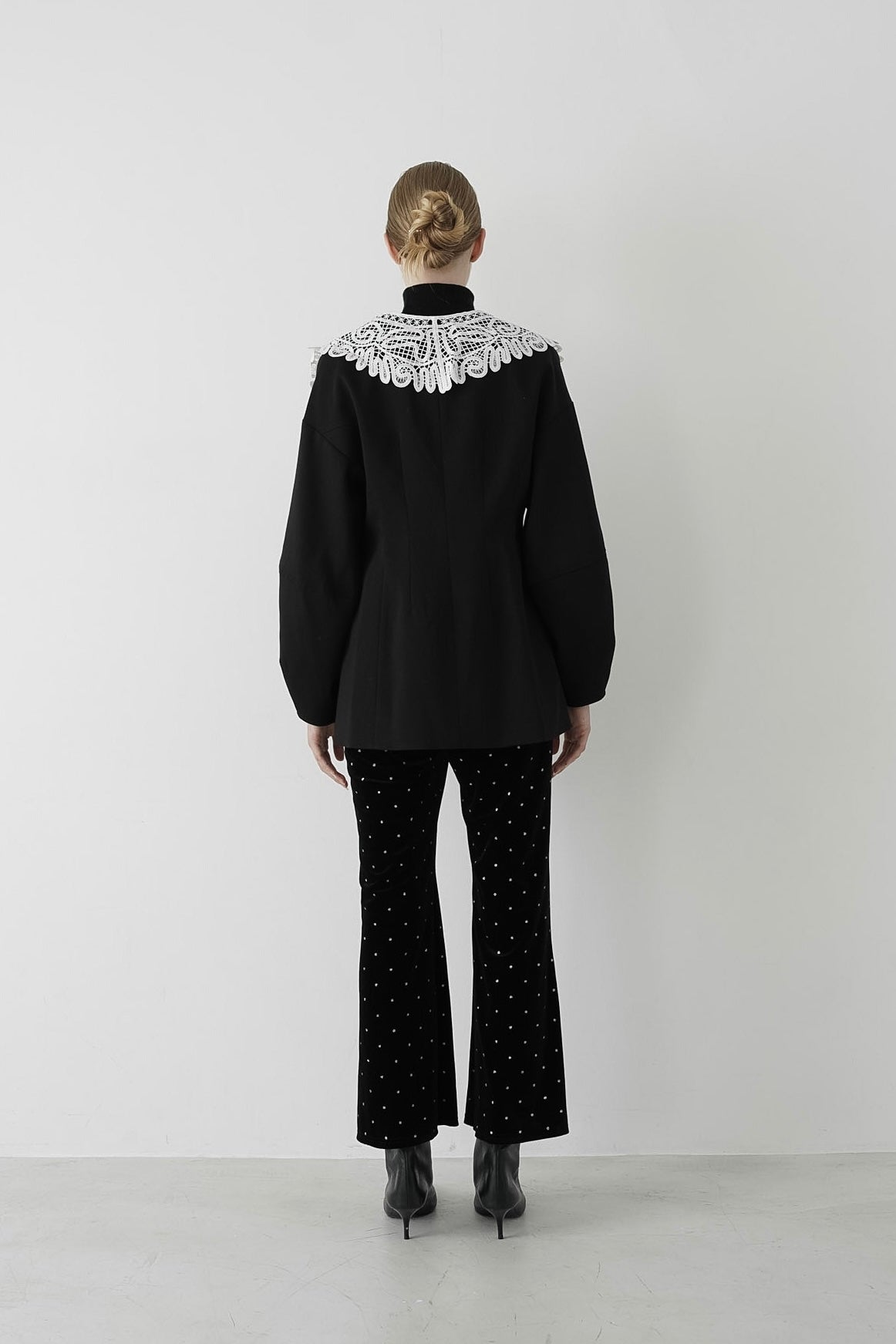 lace collar jacket