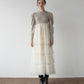 tulle tiered knit dress