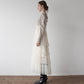 tulle tiered knit dress