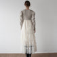 tulle tiered knit dress