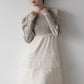 tulle tiered knit dress