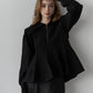 peplum zip knit tops