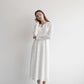 v neck lace knit one-piece