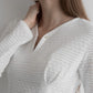 v neck lace knit one-piece