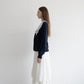 lace collar knit cardigan