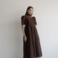 tulle choker flare dress