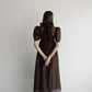 tulle choker flare dress