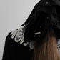 bijou dot velour scrunchie