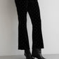 bijou dot velour pants