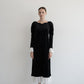 bijou dot velour frill dress