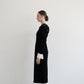 bijou dot velour frill dress