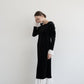 bijou dot velour frill dress