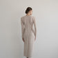 v neck lace knit one-piece