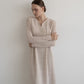 v neck lace knit one-piece