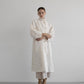 jacquard stand collar coat