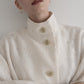 jacquard stand collar coat