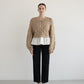 frill hand knit cardigan