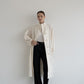jacquard stand collar coat