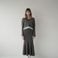 lace hem cable knit