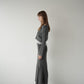 lace hem cable knit