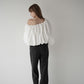 volume balloon blouse