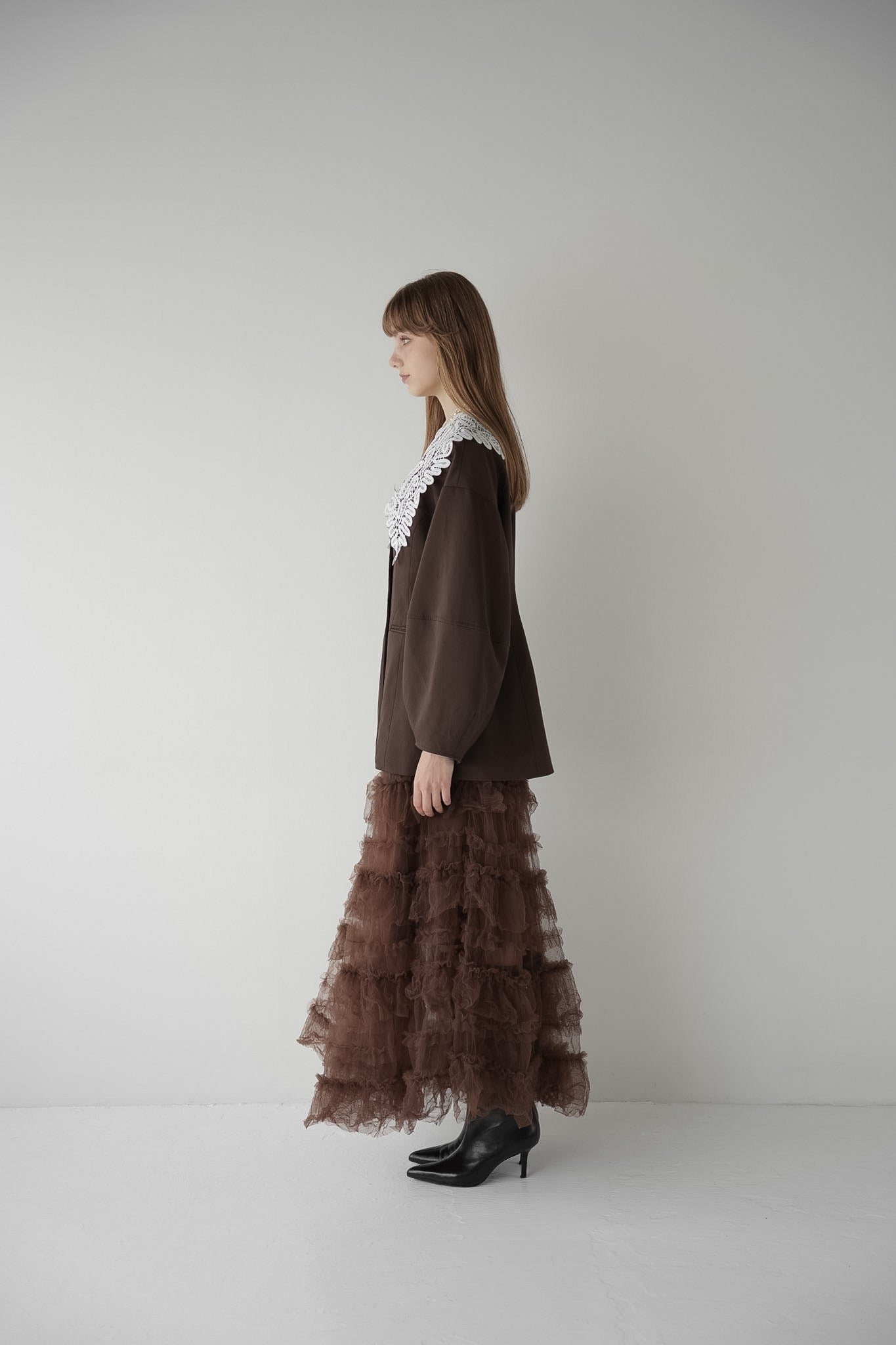 lace collar jacket