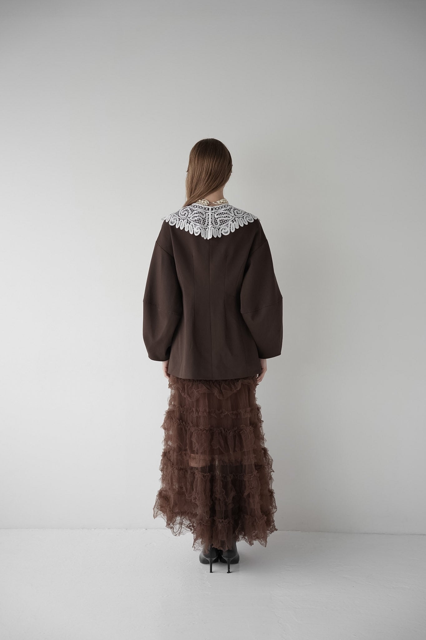 lace collar jacket
