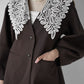 lace collar jacket