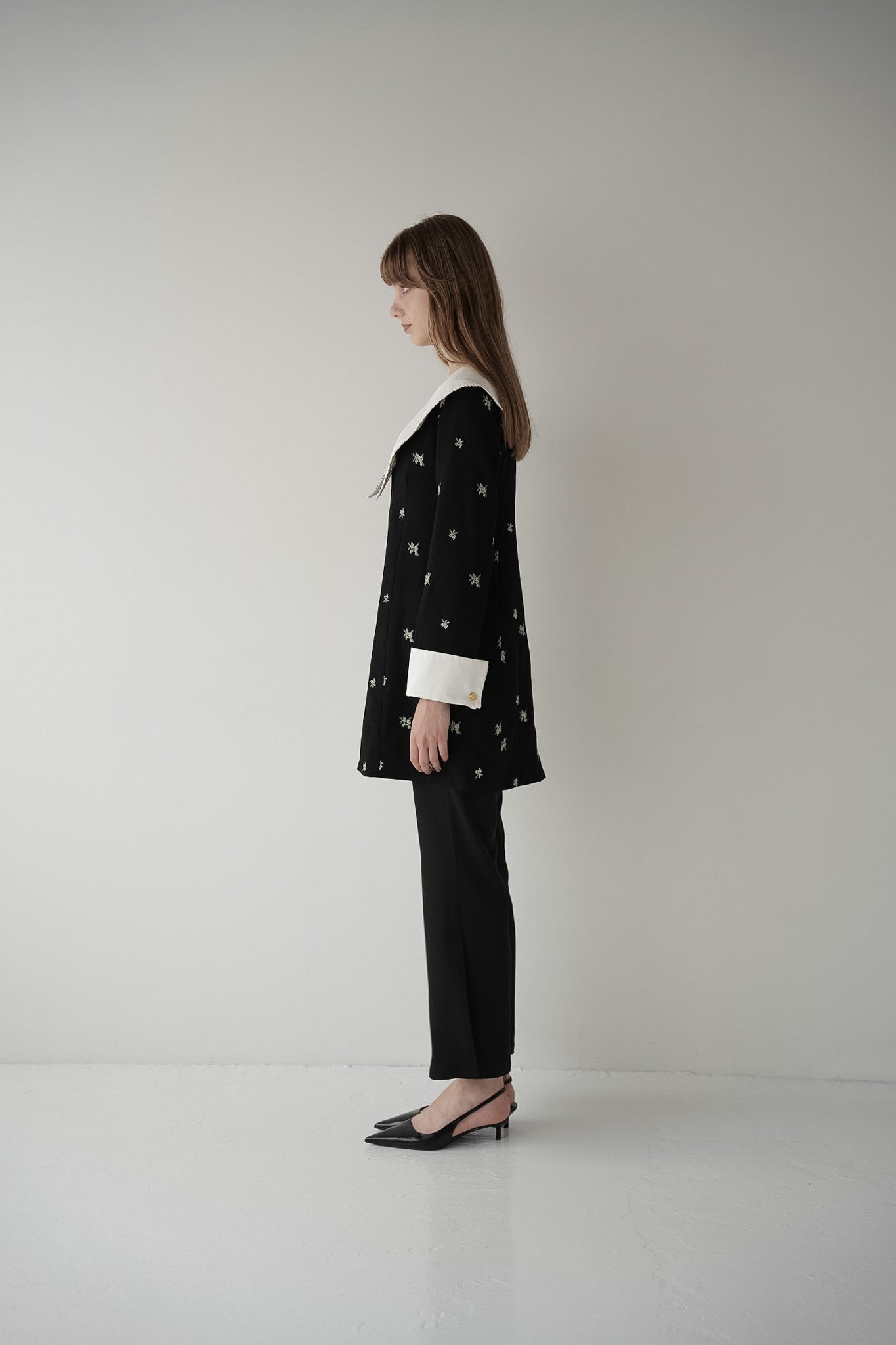 classic collar mini one-piece