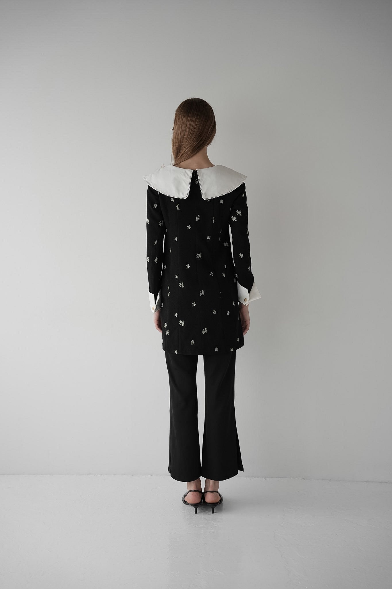 classic collar mini one-piece