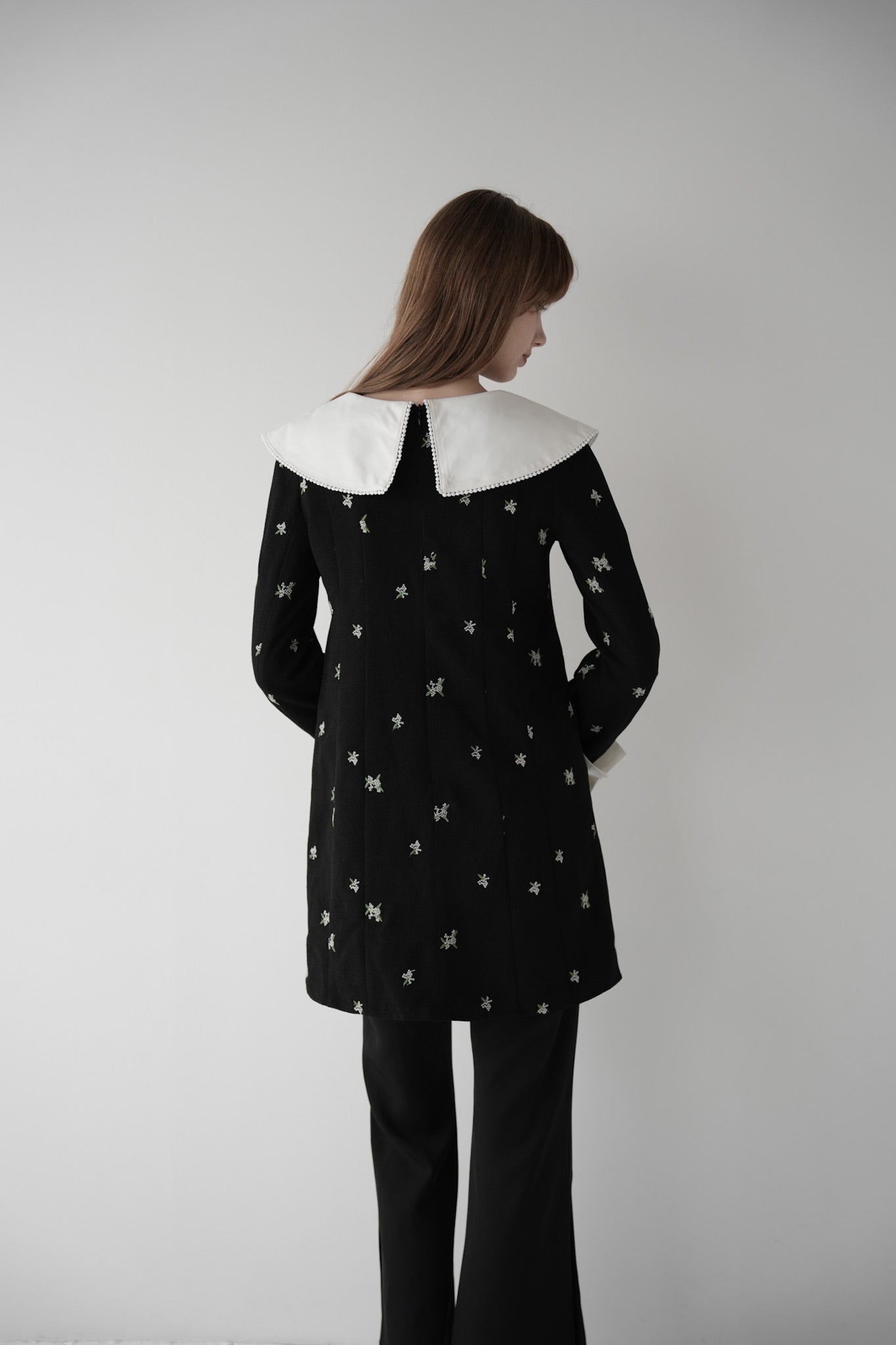 classic collar mini one-piece