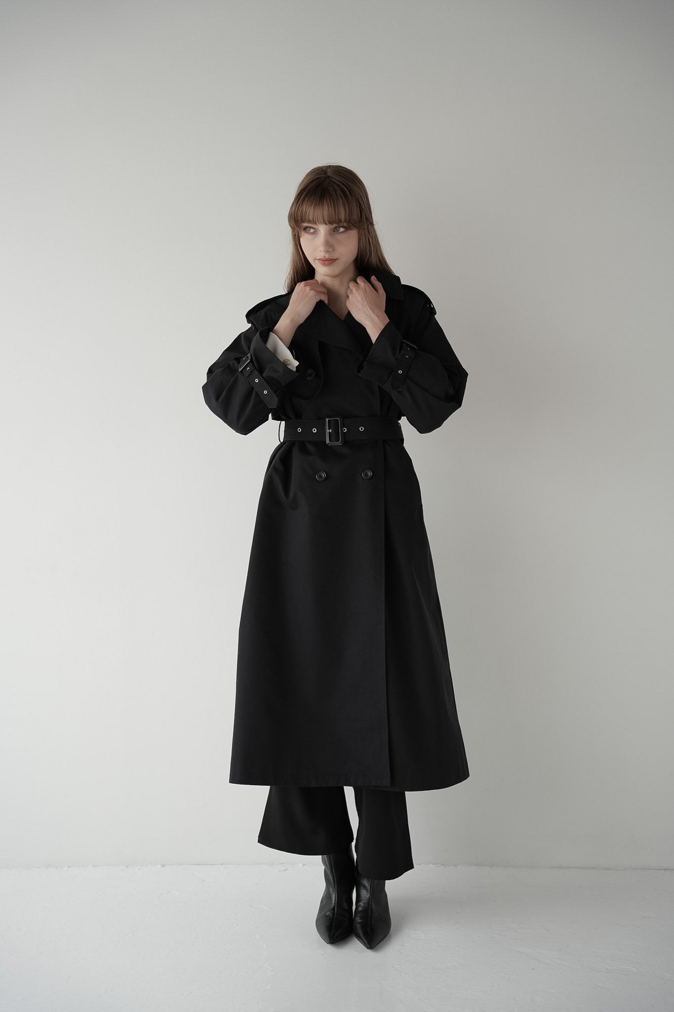 classic belted trench coat