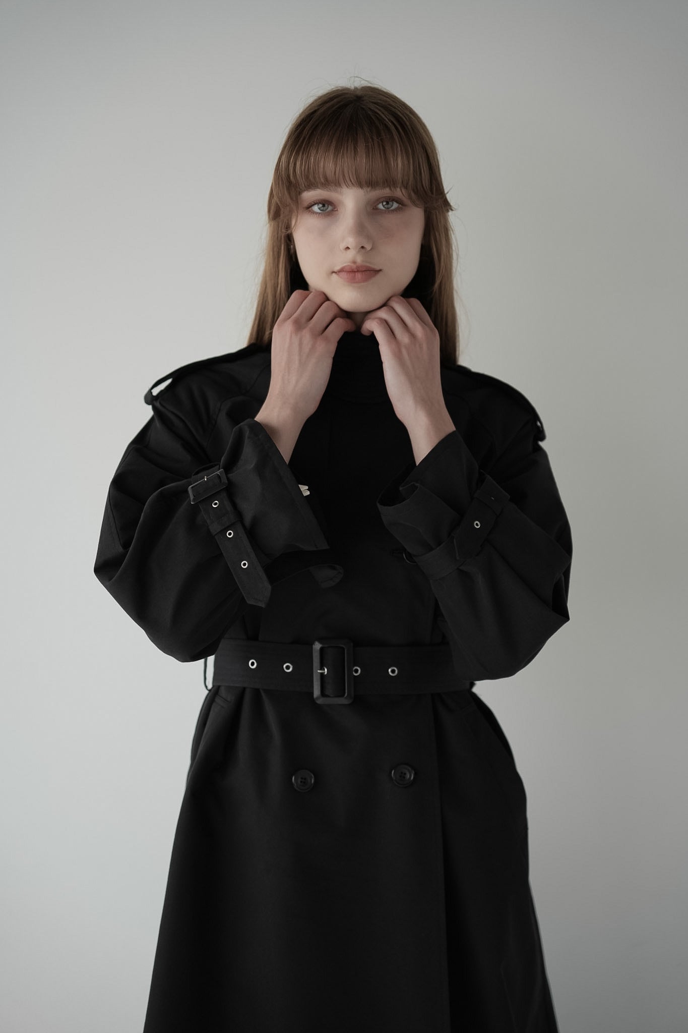 classic belted trench coat